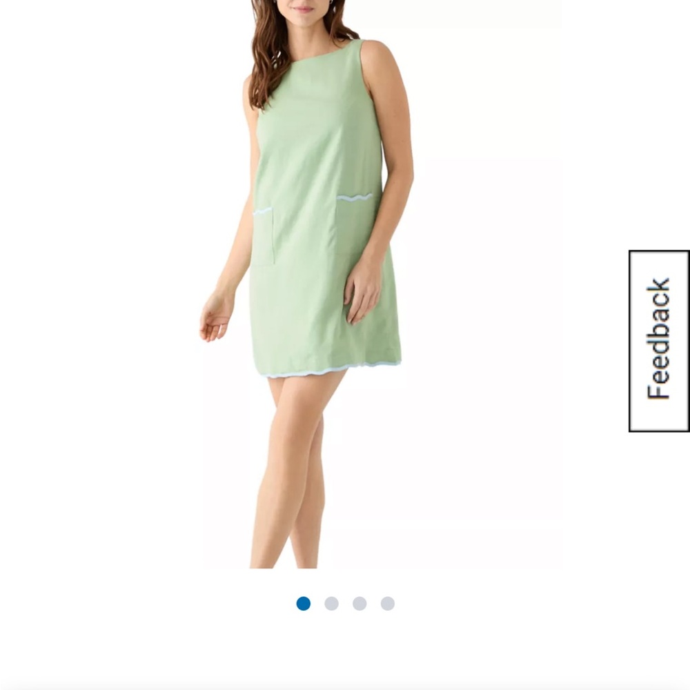 NWOT Crown and Ivy Sage Dress